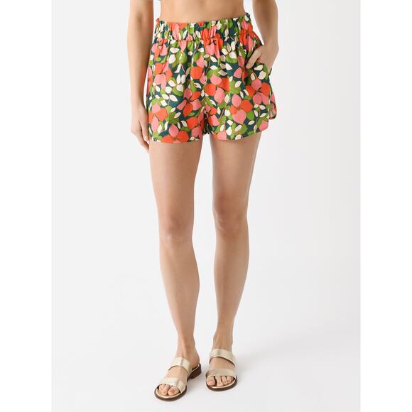 Trovata Pants - Trovata Lucy Linen Shorts in Rainforest M